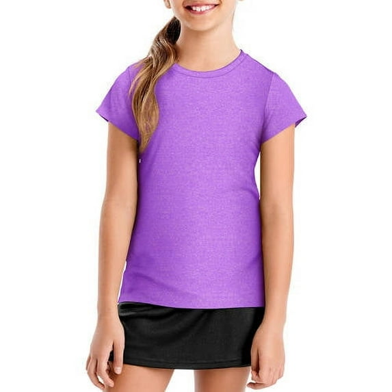 Hanes Sport Heathered Performance Tee (Little Girls and Big Girls)
