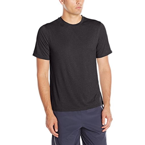 Hanes Men's Sport Performance Tee, Black Heather, Small