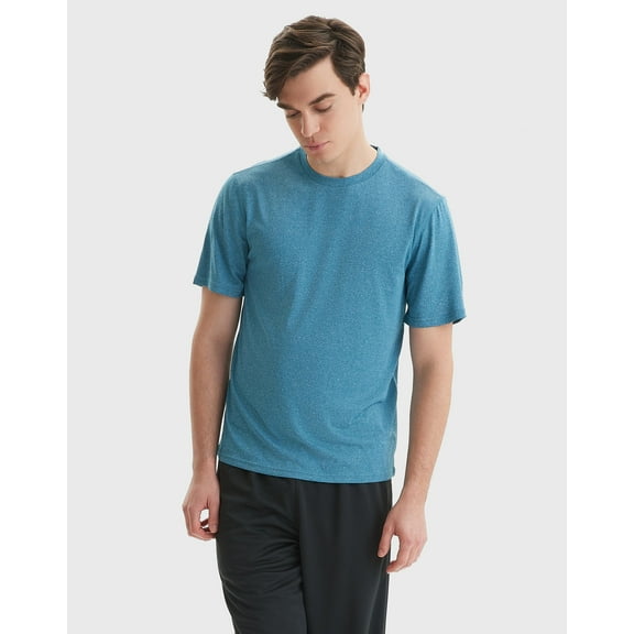 Hanes Sport Men's Performance T-Shirt Blue Oasis Heather M