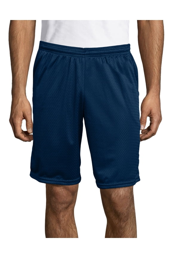 Sport Men's Mesh Athletic Shorts with Pockets, 9" Navy XL