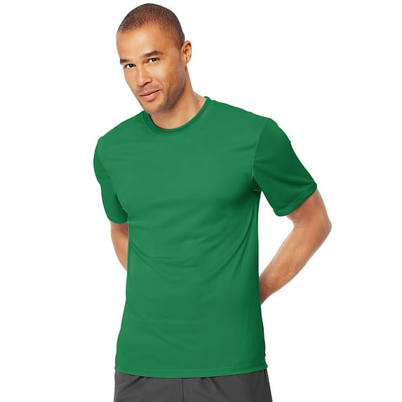 Hanes Sport Men's and Big Men's Short Sleeve Cool Dri Performance Tee (40+ UPF), Up to Size 3XL