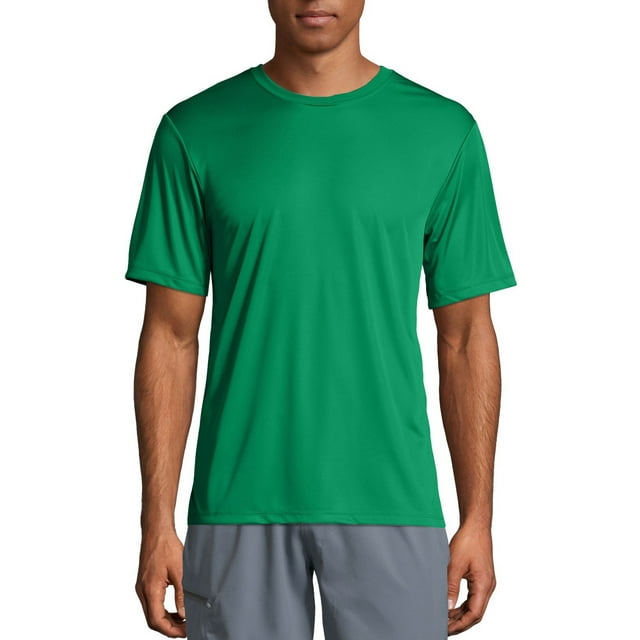 Hanes Sport Men's and Big Men's Short Sleeve Cool Dri Performance Tee (40+ UPF), Up to Size 3XL