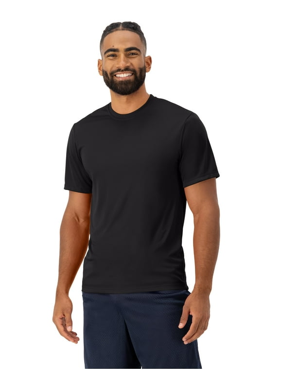 Men's Hanes® CoolDRI Performance Tee Color: Black Size: S