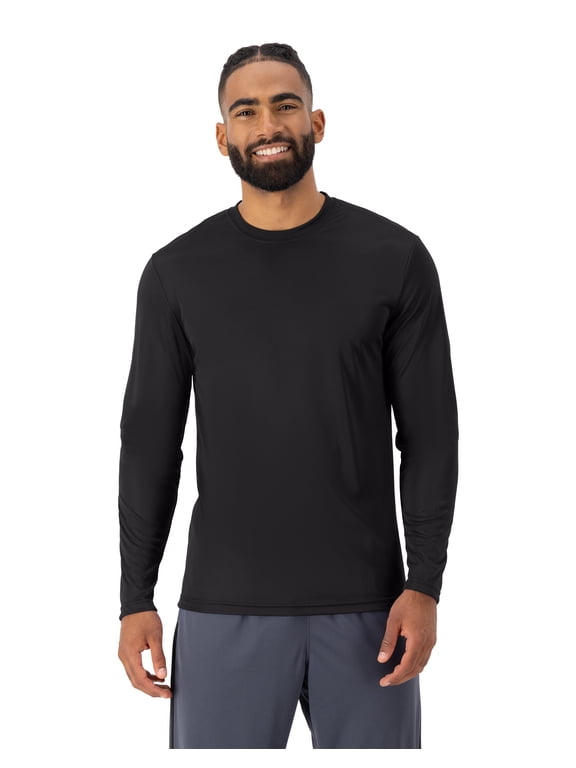 Cool DRI Performance Long Sleeve T-Shirt, Quick-Drying Training Tee, UPF 40+