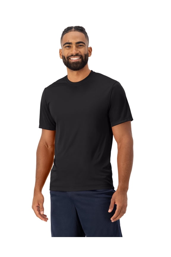 Men's Hanes® CoolDRI Performance Tee Color: Black Size: L