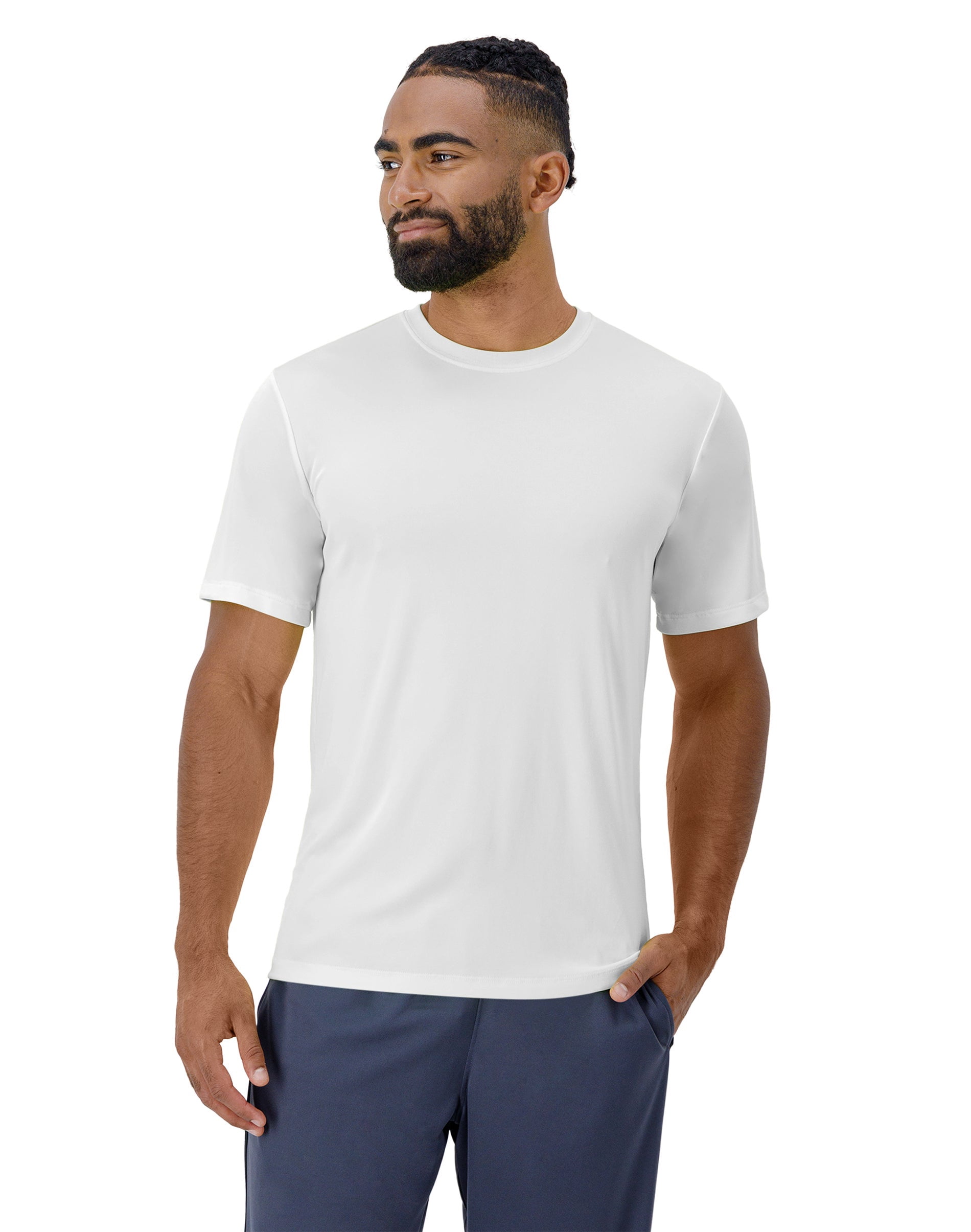 Hanes Sport Cool DRI Men's Performance T-Shirt White M