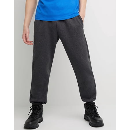 Hanes Sport Ultimate Men's Fleece Joggers, 32" Charcoal Heather 2XL