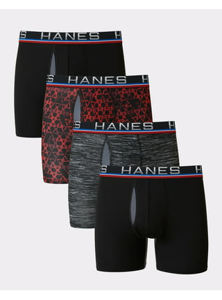 Hanes Best Men's Tagless Comfort Flex Waist Boxer Briefs, 5 Pack (Blues,  L(36-38)) 