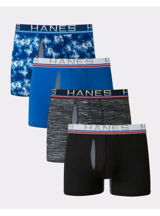Hanes Ultimate Men's Trunk Underwear, Moisture-Wicking, 3-Pack