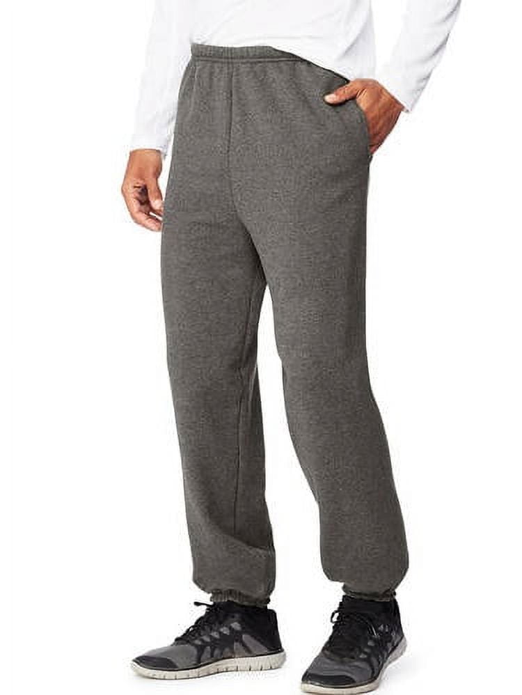 Hanes-Hanes Sport Ultimate Cotton Men'S Fleece Sweatpants With Pockets ...