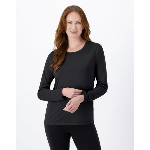 Hanes Sport Cool DRI Women's Performance Long Sleeve T-Shirt Black M