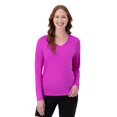 thumbnail image 1 of Hanes Sport Women's Cool DRI Performance Long-Sleeve V-Neck T-Shirt, 1 of 5