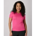 thumbnail image 1 of Hanes Sport Cool DRI Women's Performance V-Neck T-Shirt Wow Pink S, 1 of 6