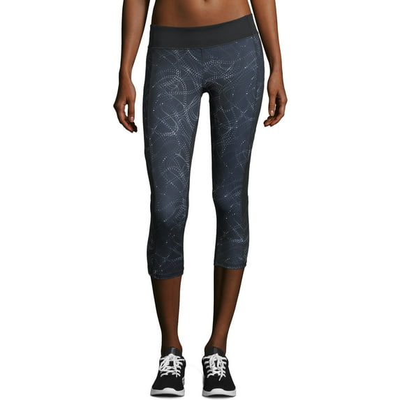Hanes Sport Women's Performance Color Blocked Capri Leggings