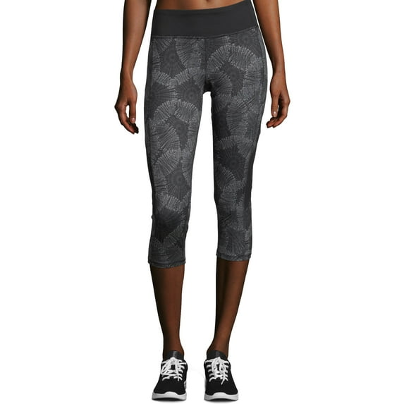 Hanes Sport Women's Performance Color Blocked Capri Leggings