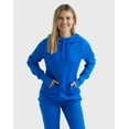 thumbnail image 1 of Hanes Sport Women's Performance Fleece Hoodie Awesome Blue/Awesome Blue Heather M, 1 of 10