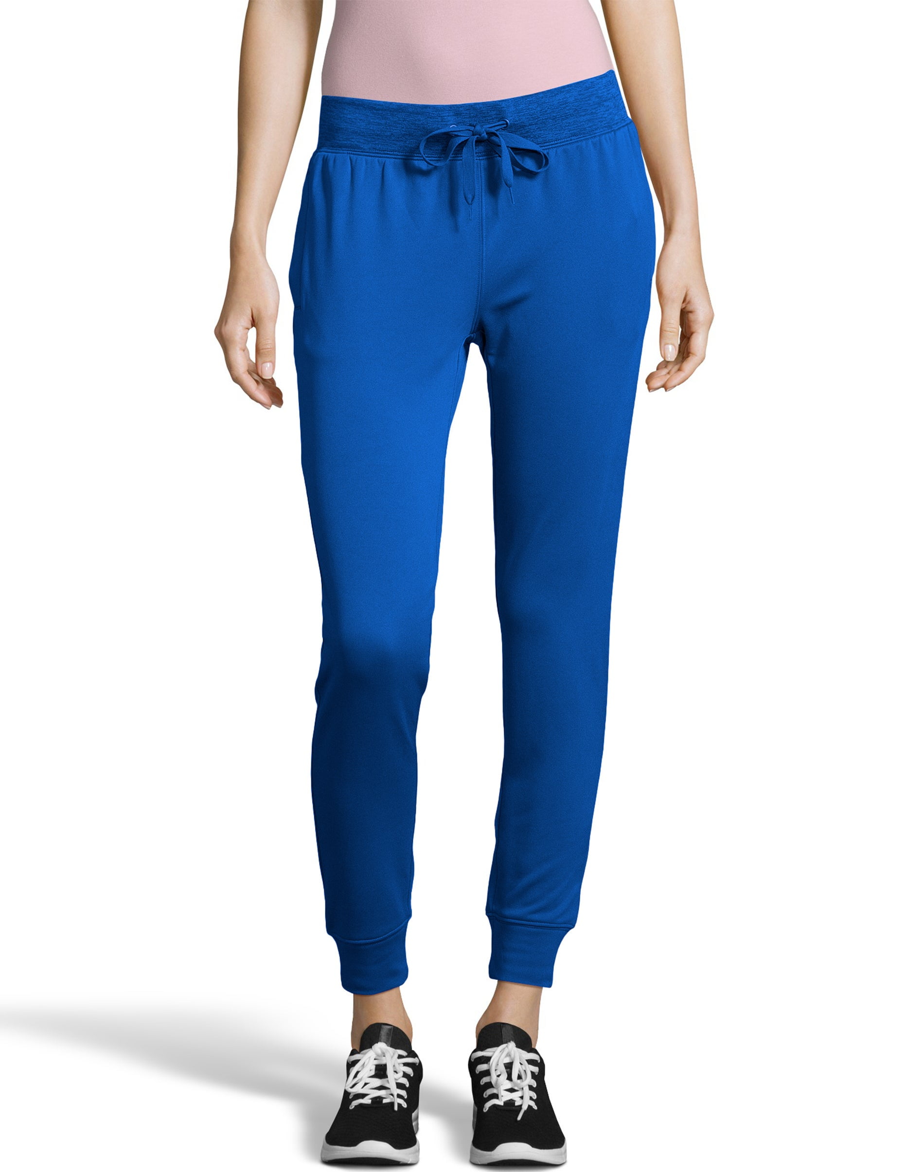 Hanes Sport Women s Performance Fleece Joggers Awesome Blue Awesome Blue Heather S