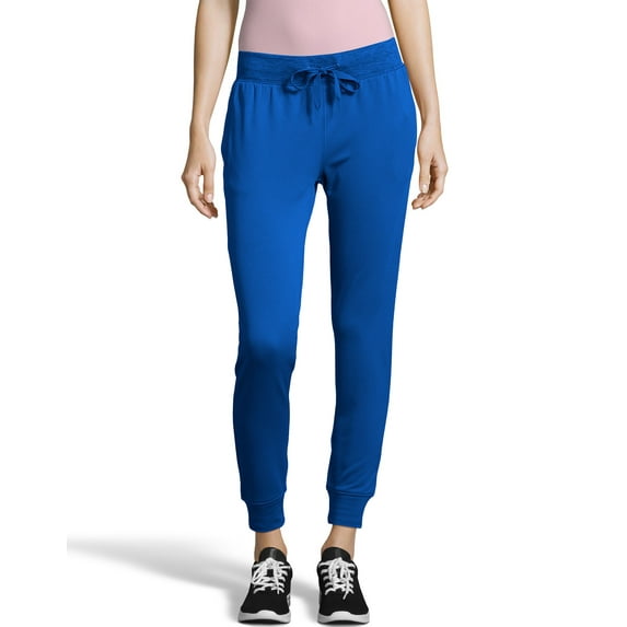 Hanes Sport Women's Performance Fleece Joggers Awesome Blue/Awesome Blue Heather 2XL
