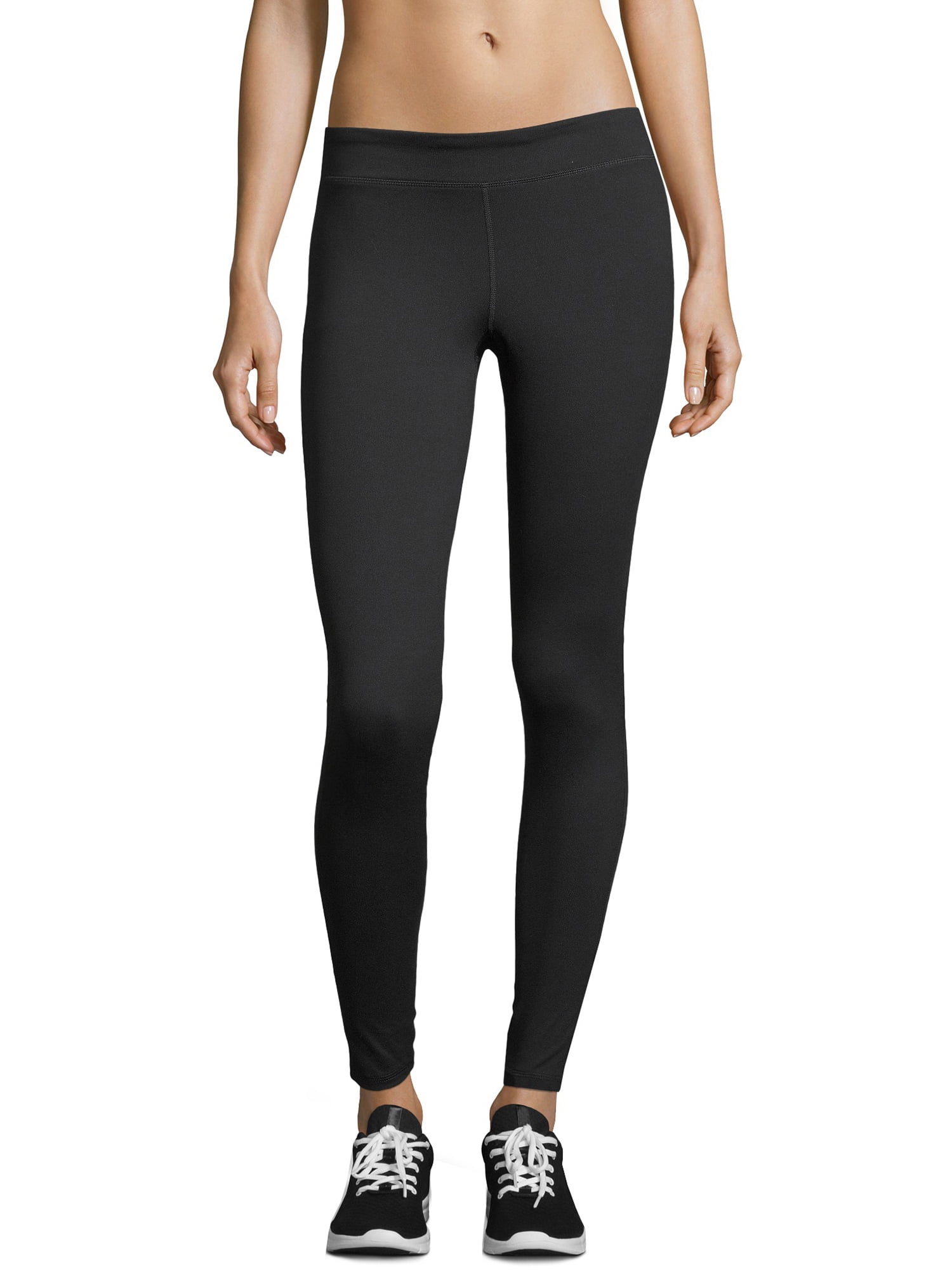 Hanes Women's Stretch Jersey Legging, Black, Small at