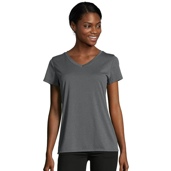 Hanes Sport Women's Performance V-Neck T-Shirt, Sizes S-XXL