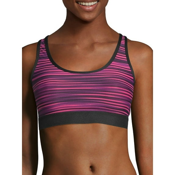 Hanes Sport Women's Racerback Compression Sports Bra