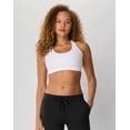 thumbnail image 1 of Hanes Sport Women's Racerback Sports Bra with Compression White XS, 1 of 10