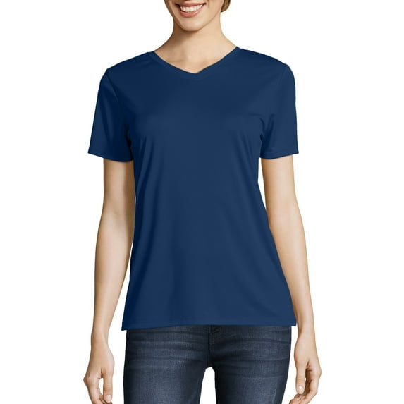 Hanes Sport Womens Cool DRI Performance V-Neck Tee