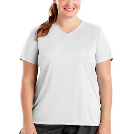 Hanes Sport Womens Cool DRI Performance V-Neck Tee