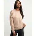 thumbnail image 1 of Hanes Sweatshirt Originals French Terry Crewneck Women Relaxed Fit Fleece XS-2XL, 1 of 5