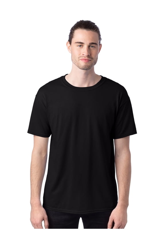 T-Shirt 4-Pack Mens Crewneck ComfortBlend EcoSmart Short Sleeve Lay Flat