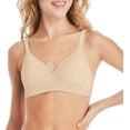 thumbnail image 1 of Hanes Women's Ultimate Perfect Coverage Foam Wire-Free Bra, Soft Taupe, 3X-Large, 1 of 5