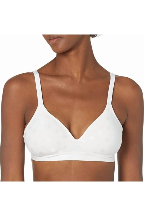 Women's Ultimate Perfect Coverage Foam Wire-Free Bra, White, 3X-Large
