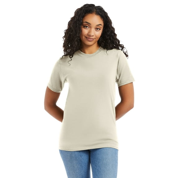 Hanes T-Shirt Short Sleeve Tee Beefy-T Unisex Soft Jersey Crewneck Full Cut Roomy Fit