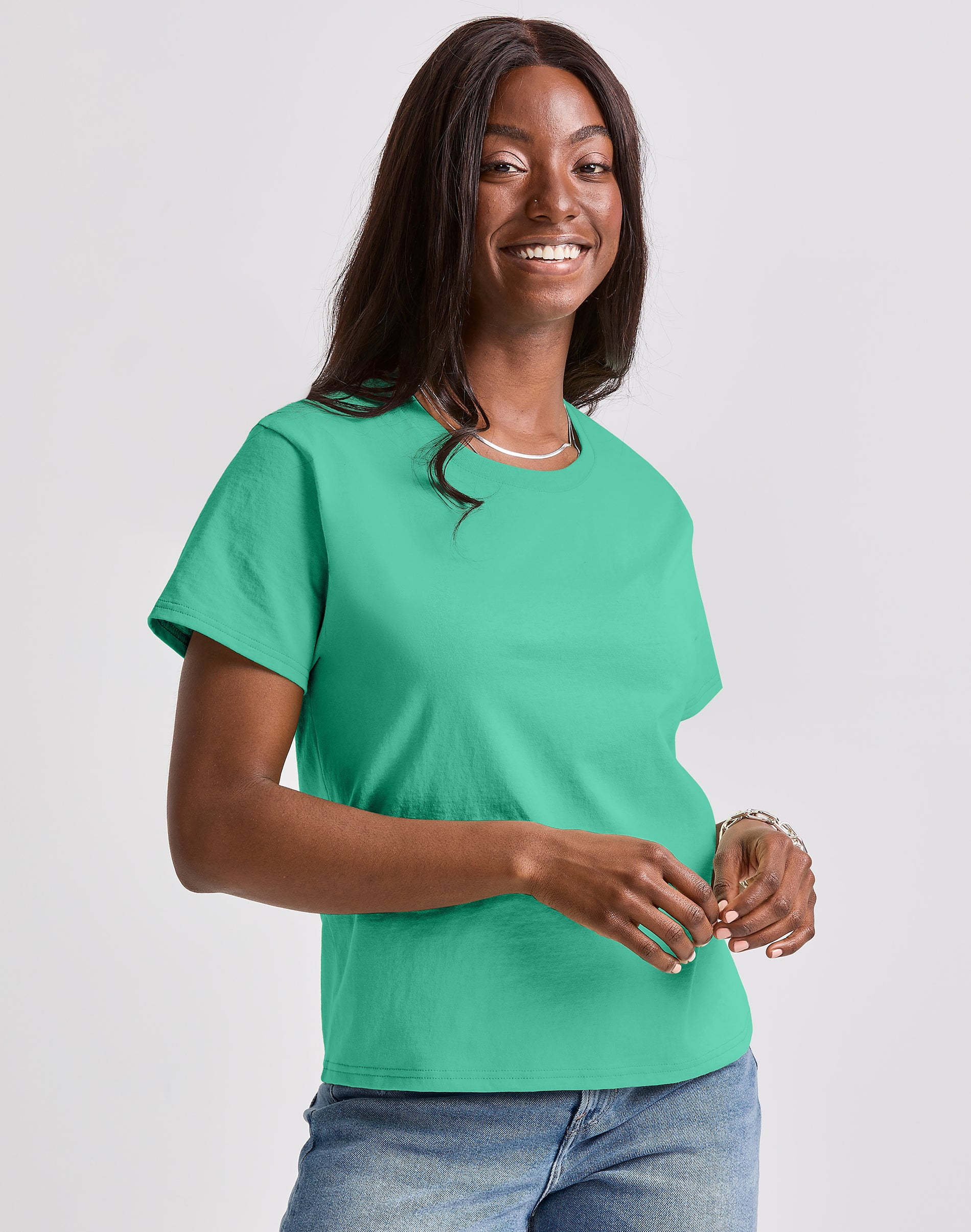 Hanes Essential Women's Cotton Short Sleeve Tee