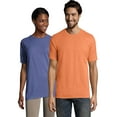 thumbnail image 1 of Hanes T-Shirt Unisex Garment Dyed Cotton Short Sleeve Tee Crewneck S-3XL, 1 of 7