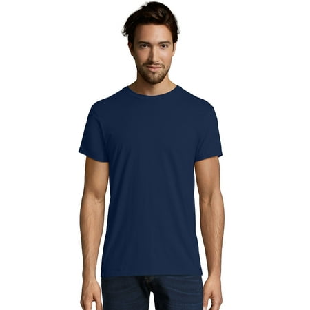 Hanes T-shirt Men's Shirts Tee Cotton Jersey Light Weight Short Sleeve Nano-T Crewneck