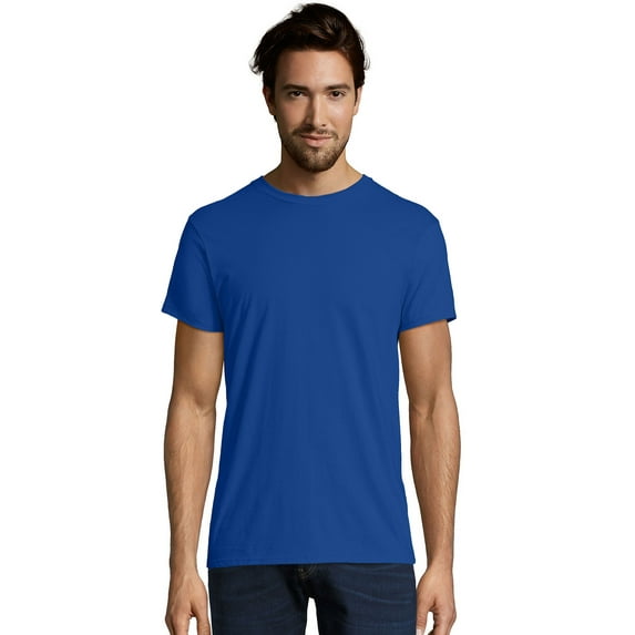 Hanes T-shirt Men's Shirts Tee Cotton Jersey Light Weight Short Sleeve Nano-T Crewneck