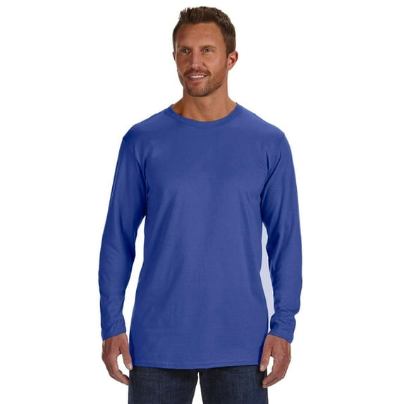 HN 498L 4.5OZ RC NANO-T LS TEE (DEEP ROYAL 2XL)