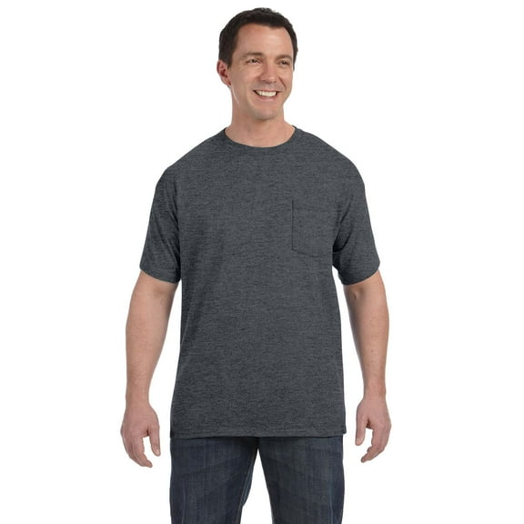 Hanes H5590 Men's 6.1 Oz. Tagless-TM Pocket T-Shirt