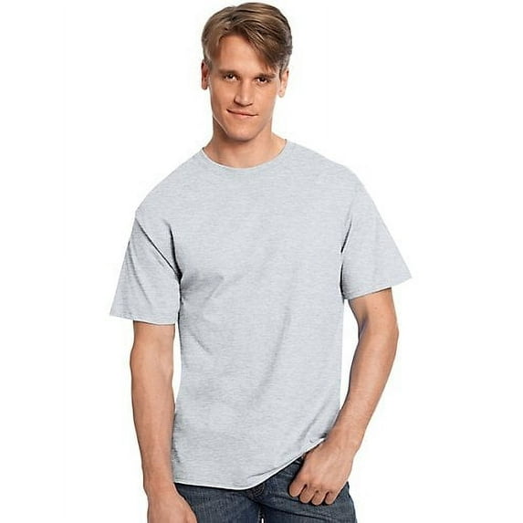 Hanes Authentic Men's Short Sleeve Crewneck T-Shirt, Big and Tall Sizes Available S-5XL