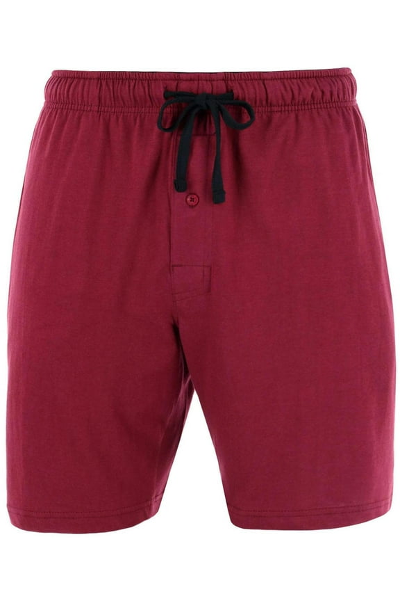 Tag Free Knit Pajama Lounge Short with Side Pockets (Men)