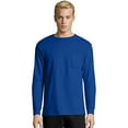 thumbnail image 1 of Hanes Tagless Crew Neck Long Sleeve Pocket T-Shirt (Men's), 1 of 1