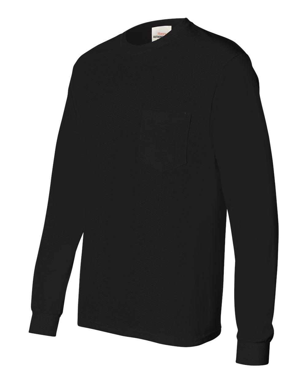 Hanes Tagless Long-Sleeve T-Shirt – Maglietta A Maniche Lunghe Uomo – Senza Etichetta – Cotone Morbido