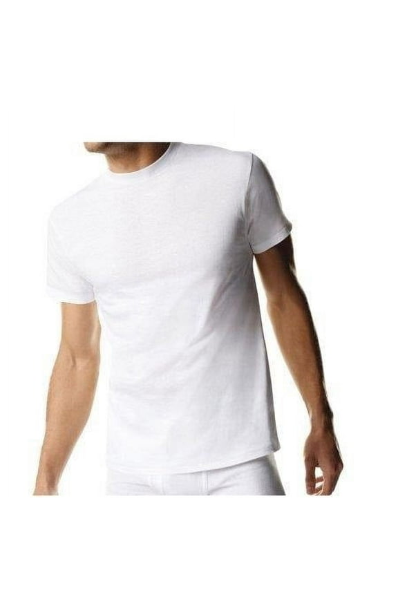 Tall Men's SUPER VALUE Comfortsoft Fresh IQ White Crewneck 5 Pack