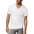 thumbnail image 1 of Hanes Tall Men's SUPER VALUE Comfortsoft Fresh IQ White V-neck 5 Pack, Sizes LT-5XLT, 1 of 2