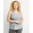 thumbnail image 1 of Hanes  Tank Top Women's Tee Banded Neck Sleeveless Originals  Plus Size  2X-4X, 1 of 3