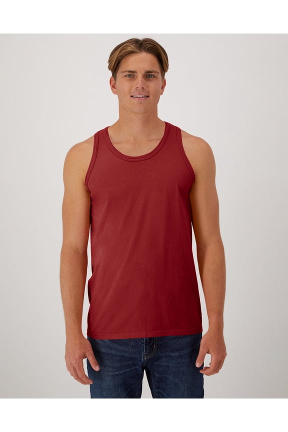 Tank Unisex Garment Dyed Cotton Sleeveless Tee Classic Perfect Fit S-3XL