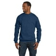 thumbnail image 1 of Hanes, The Unisex 7.8 oz., EcosmartÂ® 50/50 Crewneck Sweatshirt - HEATHER NAVY - S, 1 of 2