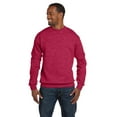 thumbnail image 1 of Hanes, The Unisex 7.8 oz., Ecosmart® 50/50 Crewneck Sweatshirt - HEATHER RED - L, 1 of 2