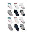 thumbnail image 1 of Hanes Toddler Boy Ankle Socks, 12 Pack, Sizes 6M-5T, 1 of 4